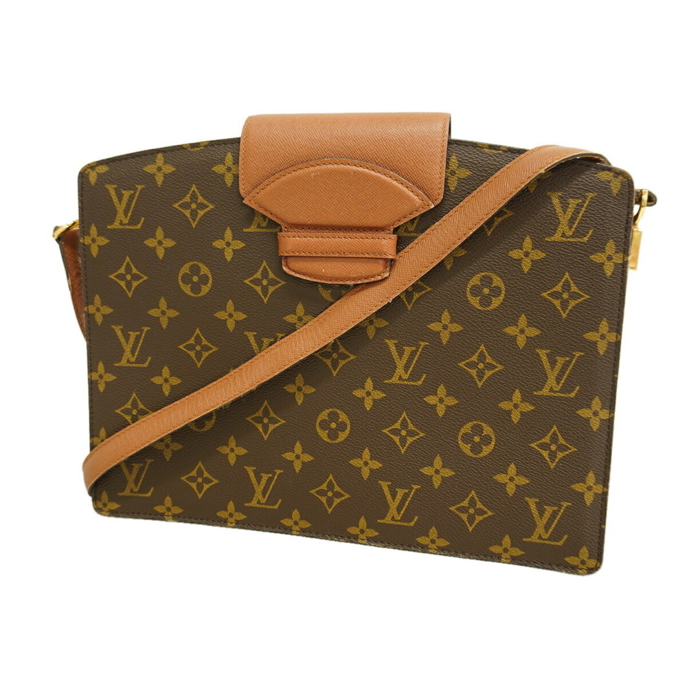 Louis Vuitton Monogram Curcelles Shoulder Bag M51375 Brown Women's